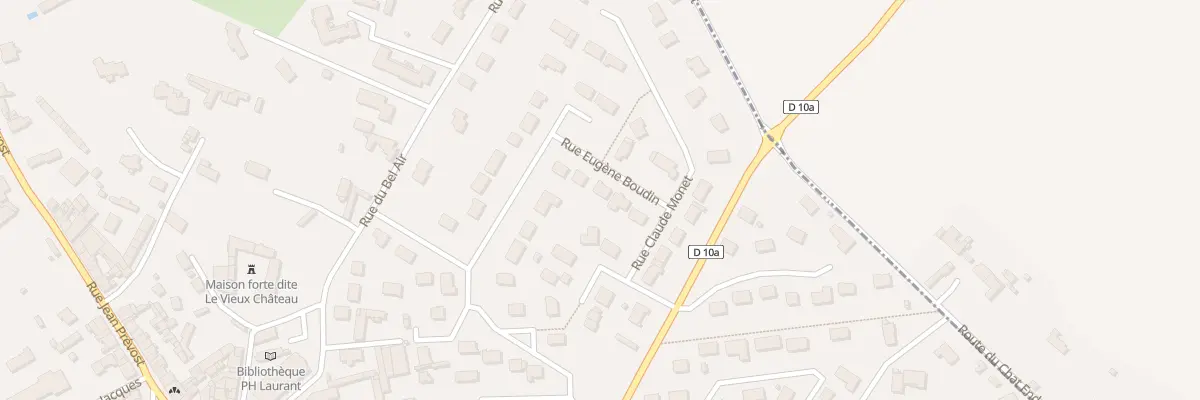 Plan du 5 Rue Eugène Boudin à Goderville