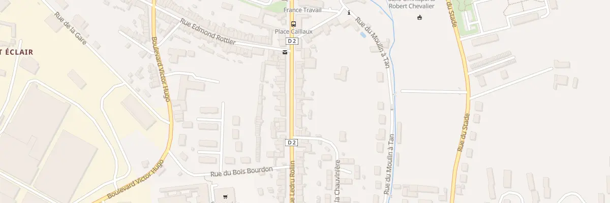 Plan du 128 Rue Ledru Rollin à Mamers