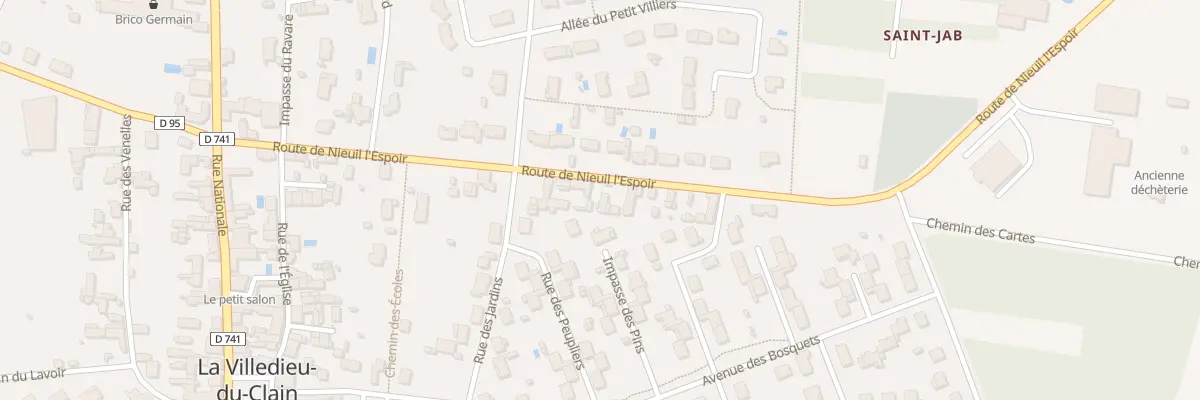 Plan du 11 Rte de Nieuil-l’Espoir à La Villedieu-du-Clain