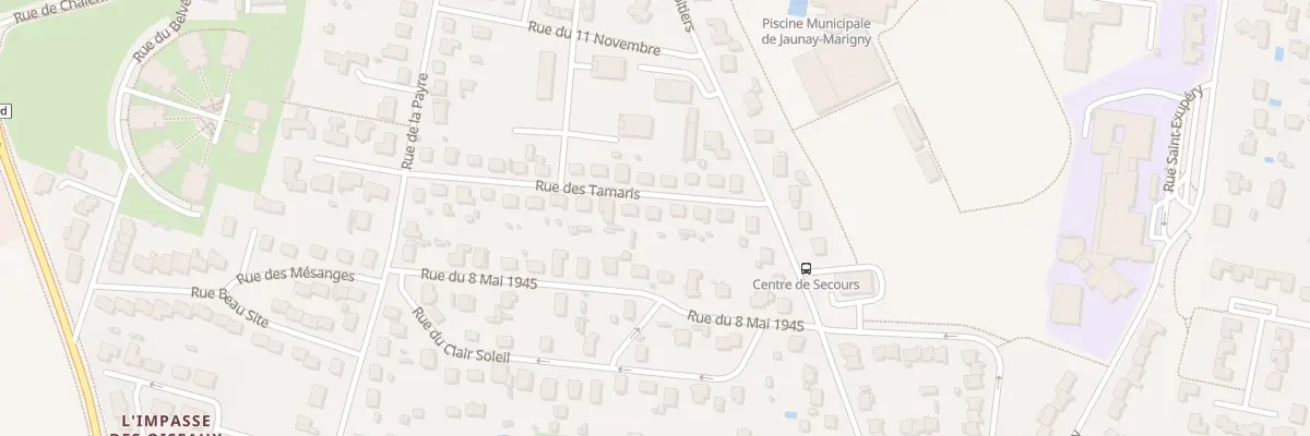 Plan du 20 Rue des Tamaris à Jaunay-Marigny