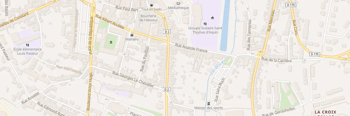 Plan du 62 Rue Ledru Rollin à Mamers