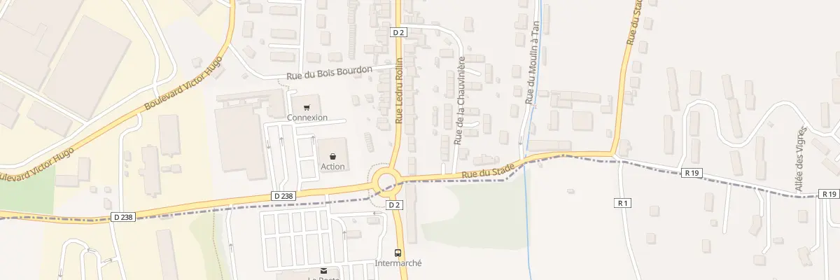 Plan du 180 Rue Ledru Rollin à Mamers