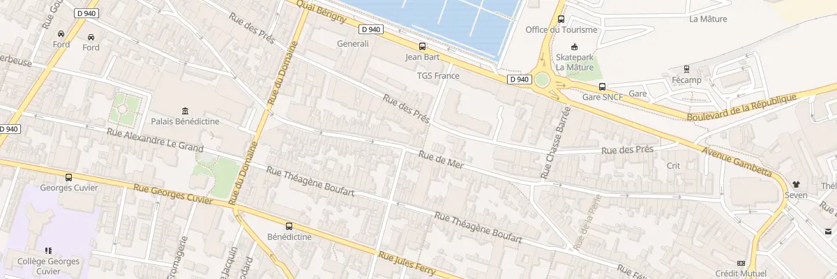 Plan du 26 Rue de Mer à Fécamp