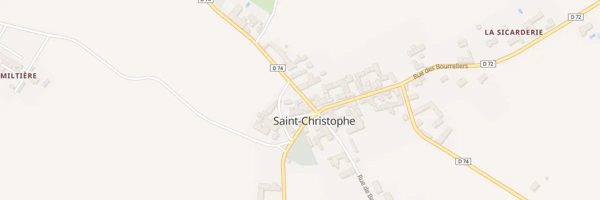 Plan du 2 Espace des Commerces à Saint-Christophe