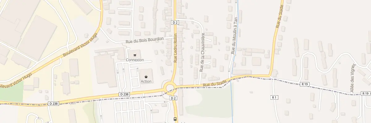 Plan du 176 Rue Ledru Rollin à Mamers