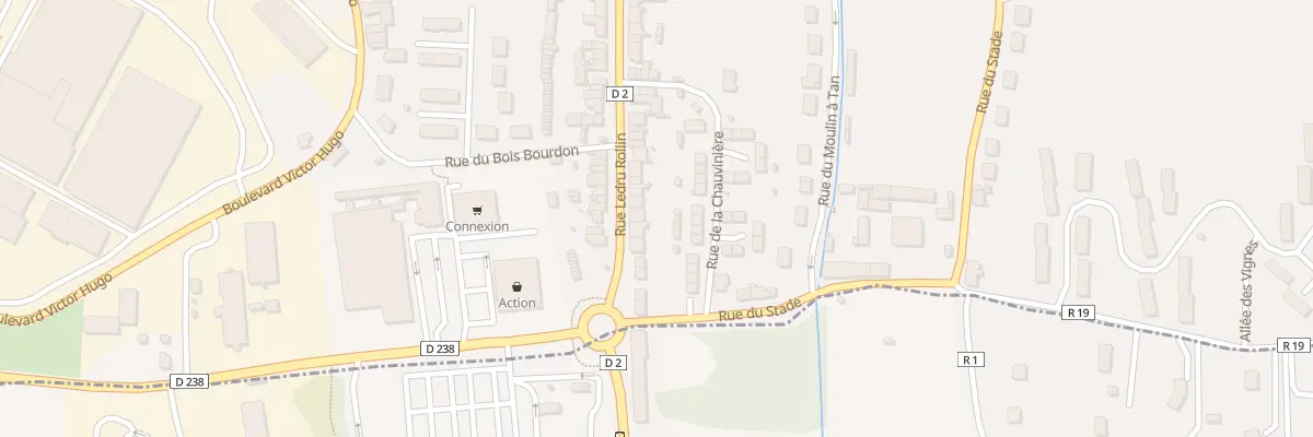 Plan du 174 Rue Ledru Rollin à Mamers