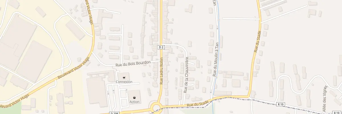 Plan du 158 Rue Ledru Rollin à Mamers
