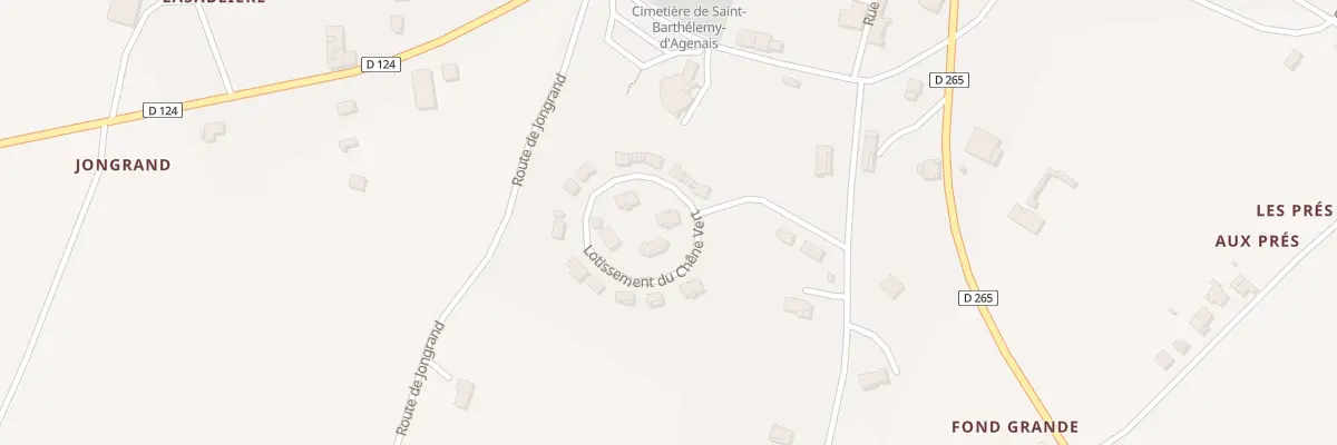 Plan du 2 Lot du Chene Vert à Saint-Barthélemy-d’Agenais