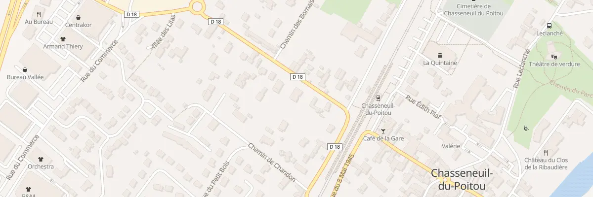 Plan du 17 Rue de la Croix Blanche à Chasseneuil-du-Poitou