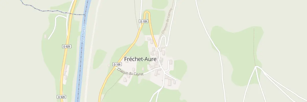Plan du 5003 Le Village à Fréchet-Aure