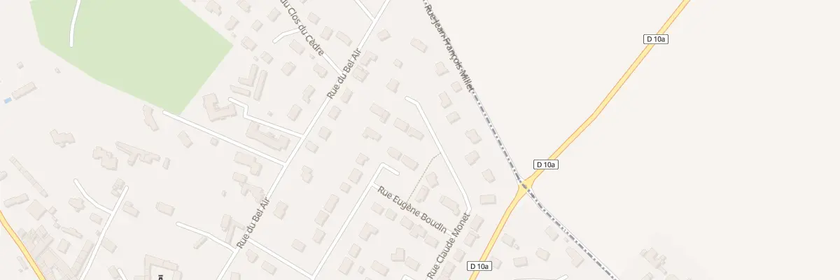 Plan du 17 Rue Claude Monet à Goderville