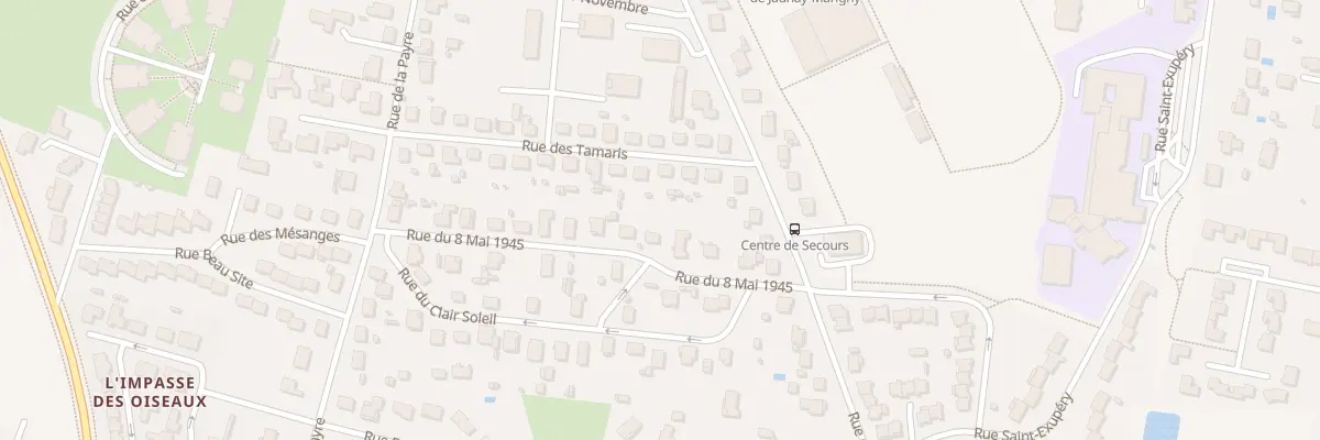 Plan du 17 Rue du Huit Mai 1945 à Jaunay-Marigny
