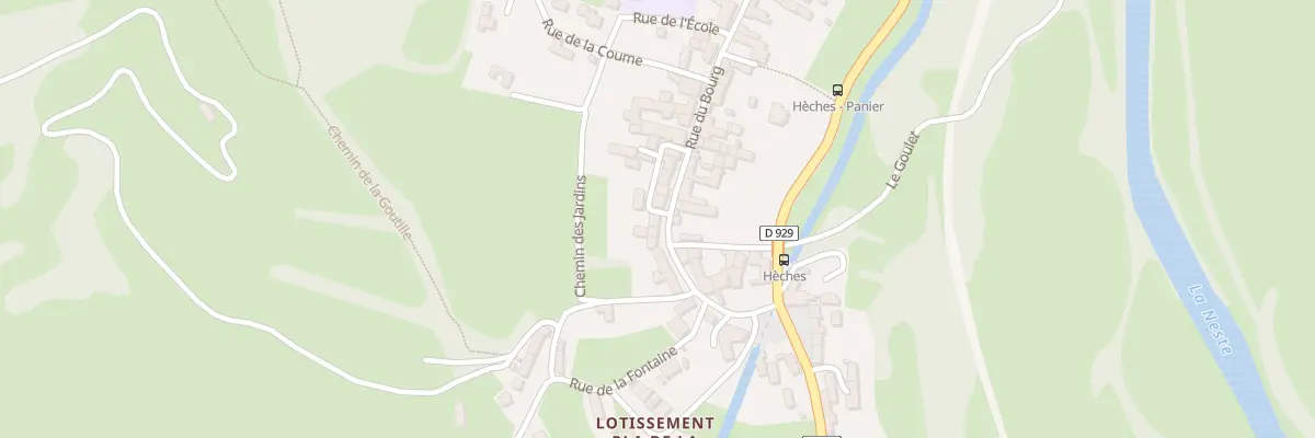 Plan du 5120 Le Village à Hèches