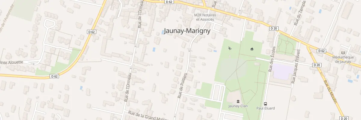 Plan du 16 Rue de Poitiers à Jaunay-Marigny