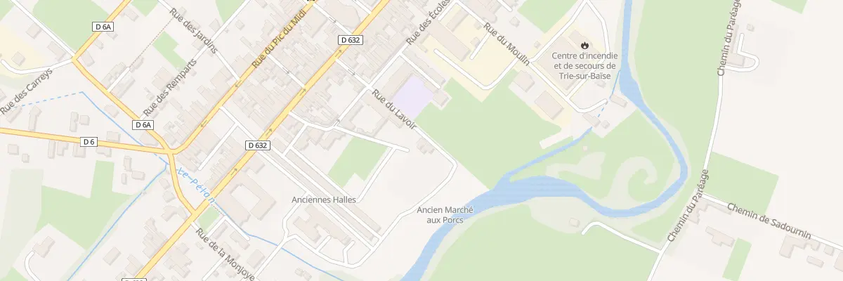 Plan du 5492 La Ville à Trie-sur-Baïse