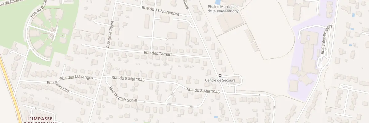 Plan du 22 Rue des Tamaris à Jaunay-Marigny
