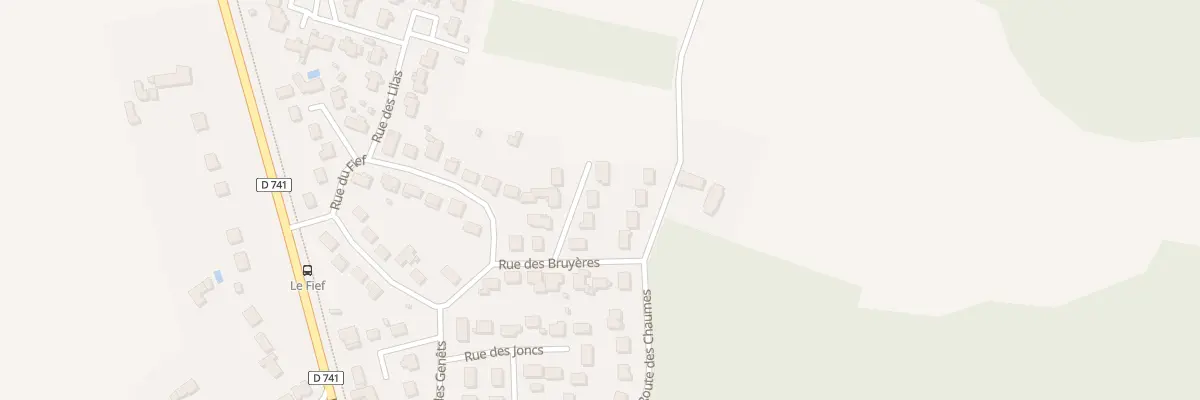 Plan du 6 Rue des Aubépines à Roches-Prémarie-Andillé