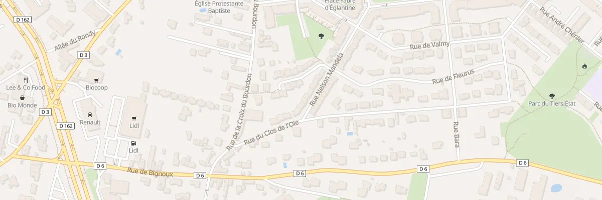 Plan du 80 Rue Nelson Mandela à Poitiers