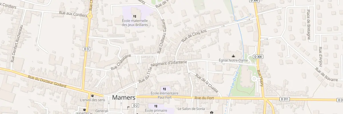 Plan du 48 Rue du 115eme Ri à Mamers
