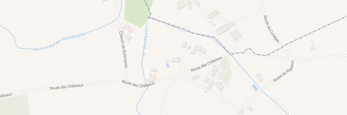 Plan du 33 Imp du Bésageou à Thénac