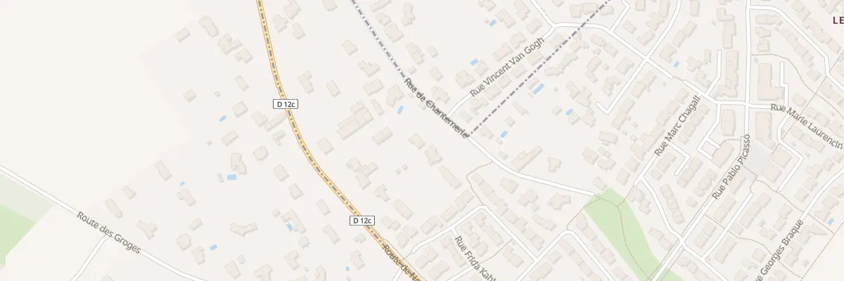 Plan du 18 Rue de Chantemerle à Mignaloux-Beauvoir