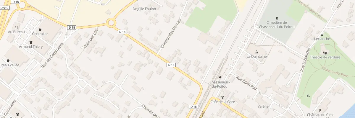 Plan du 10 Rue de la Croix Blanche à Chasseneuil-du-Poitou