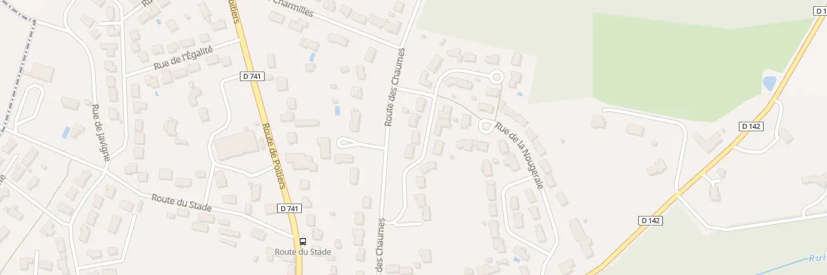 Plan du 4 Rue du Champ des Noyers à Roches-Prémarie-Andillé