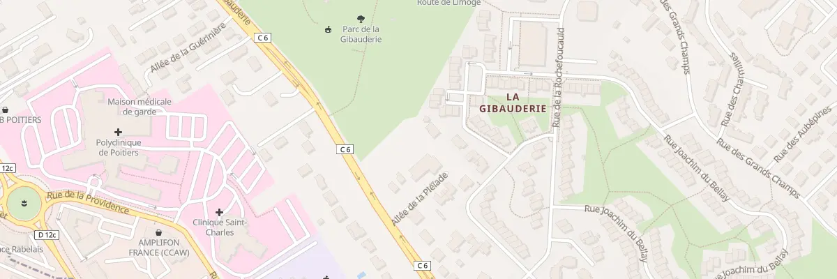 Plan du 117 Rue de la Gibauderie à Poitiers