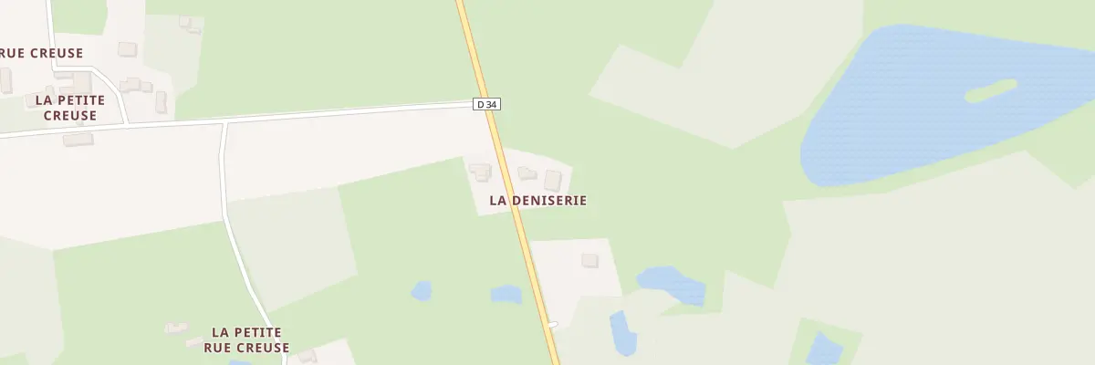 Plan du 3 La Deniserie à Cléré-les-Pins