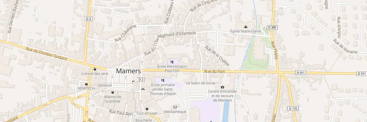 Plan du 18 Rue du Fort à Mamers