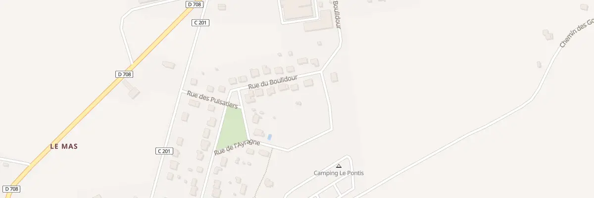 Plan du 225 Rue du Boulidour à Verteillac