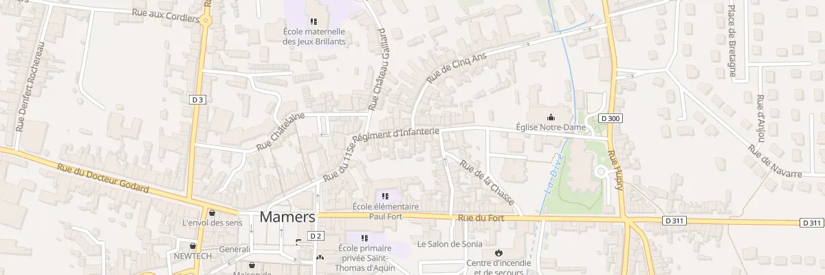 Plan du 39 Rue du 115eme Ri à Mamers