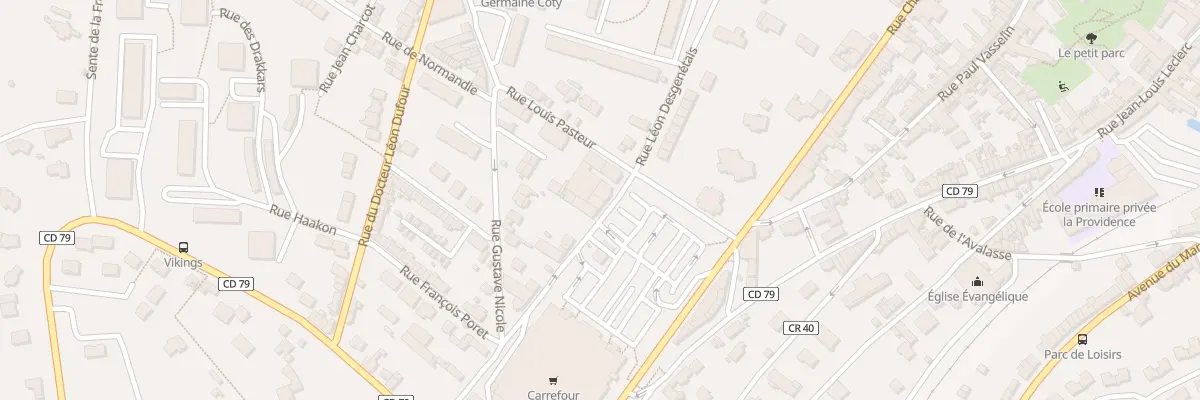 Plan du 72 Rue Leon Degenetais à Fécamp