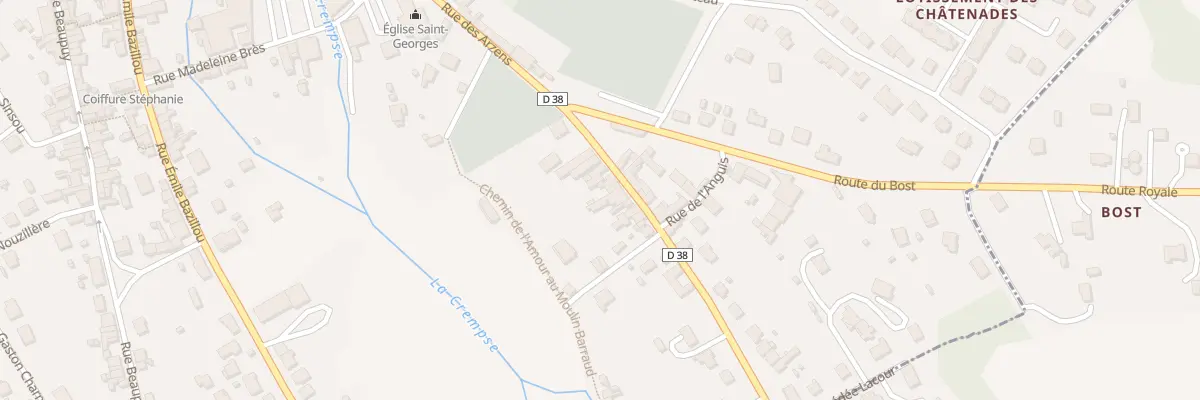 Plan du 424 Rue des Arzens à Mussidan
