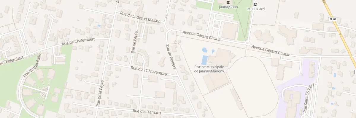 Plan du 25 Rue de Poitiers à Jaunay-Marigny