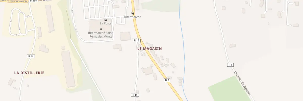 Plan du 7 Ham Le Magasin à Saint-Rémy-des-Monts