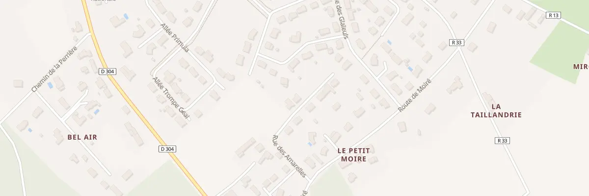 Plan du 3 Rue des Amarelles à Parigné-l’Évêque