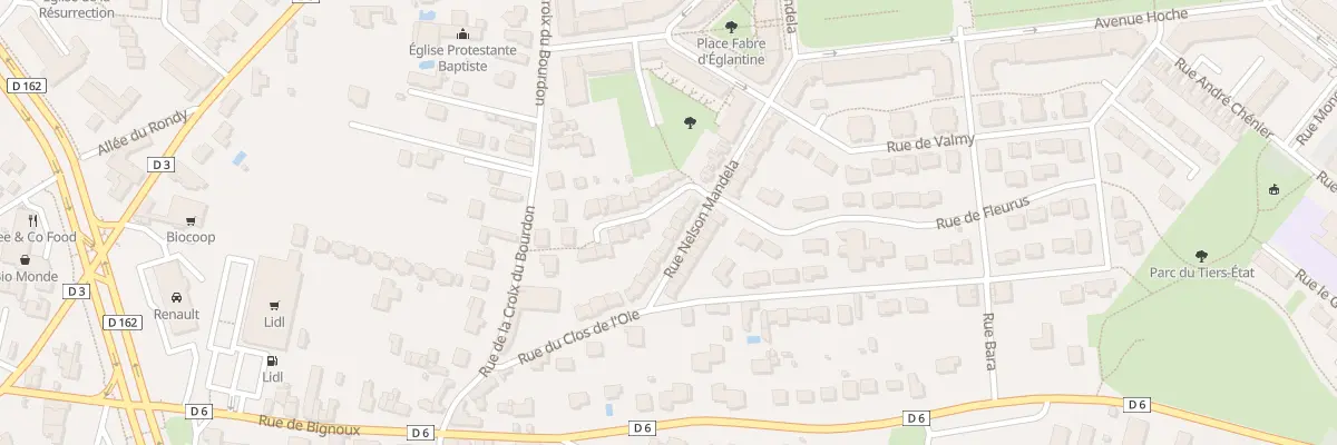 Plan du 72 Rue Nelson Mandela à Poitiers