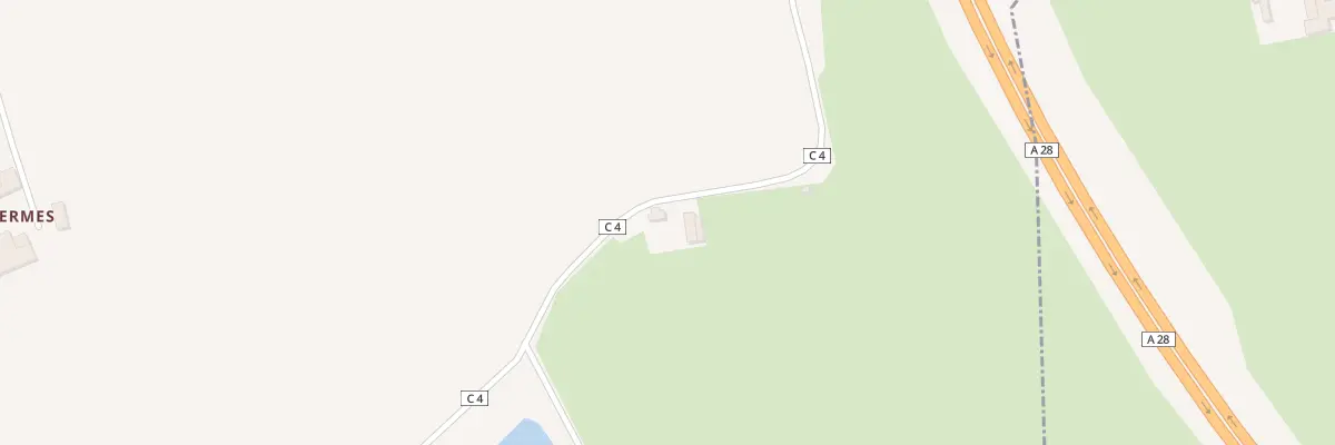 Plan du 1 Piece de la Durandiere à La Bruère-sur-Loir