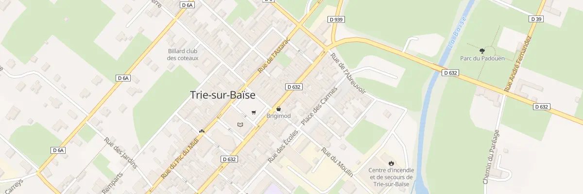 Plan du 35 Rue du Padouen à Trie-sur-Baïse