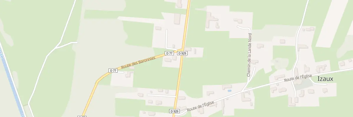 Plan du 1 Rte des Baronnies à Izaux