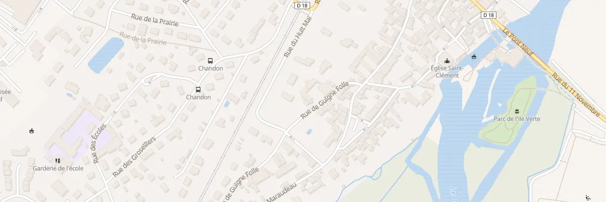 Plan du 14 Rue de la Guigne Folle à Chasseneuil-du-Poitou