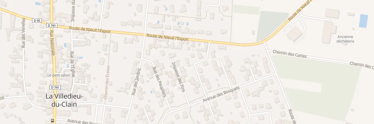 Plan du 8 Rue des Ormeaux à La Villedieu-du-Clain