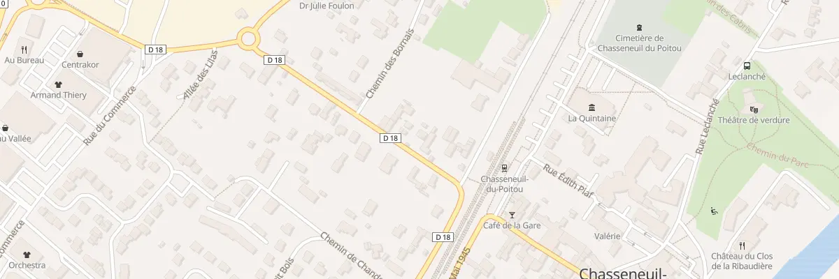 Plan du 6 Rue de la Croix Blanche à Chasseneuil-du-Poitou