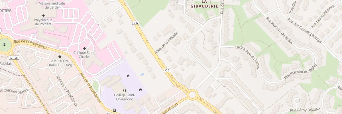 Plan du 129 Rue de la Gibauderie à Poitiers