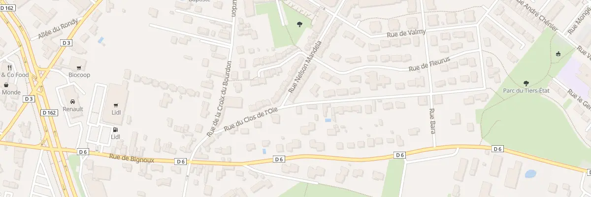 Plan du 67 Rue Nelson Mandela à Poitiers
