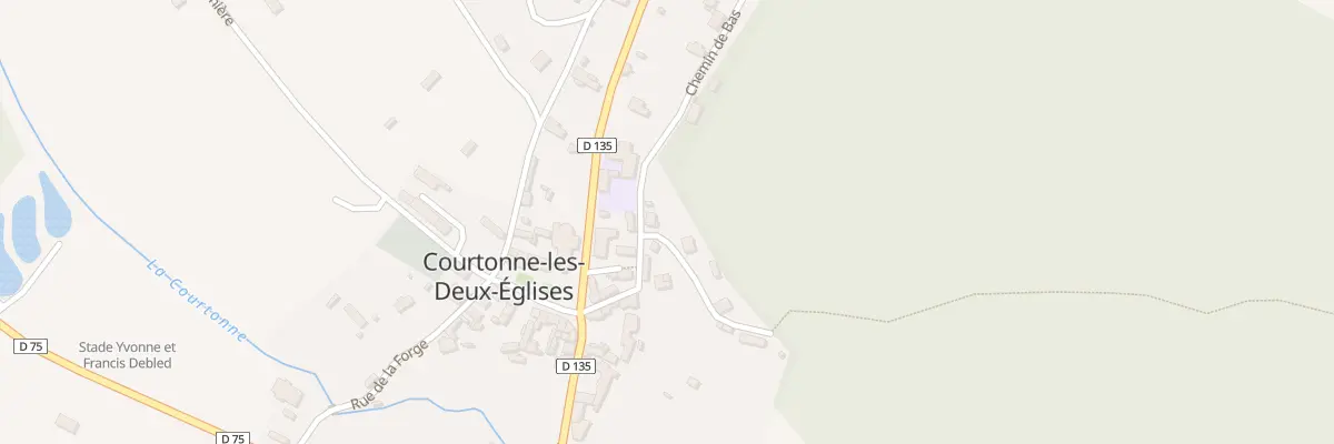 Plan du 3 Che de la Forêt à Courtonne-les-Deux-Églises
