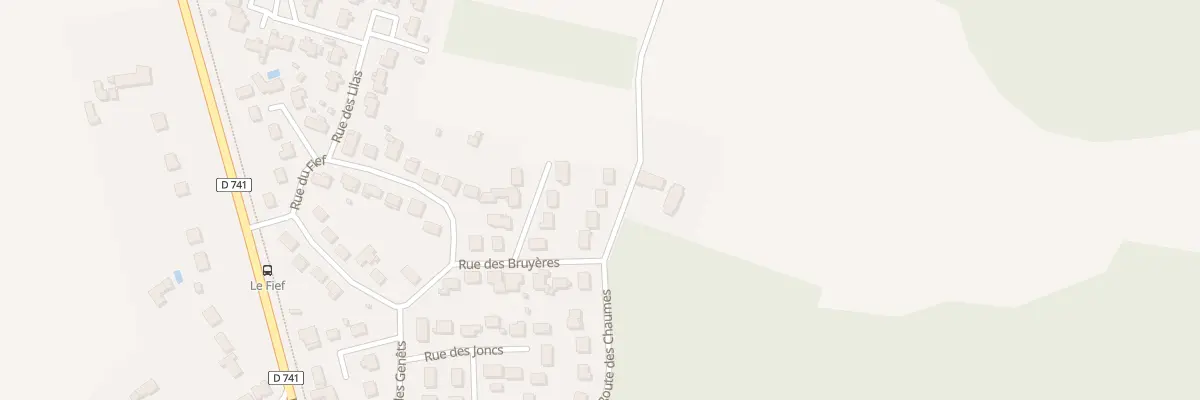 Plan du 43 Rte des Chaumes à Roches-Prémarie-Andillé