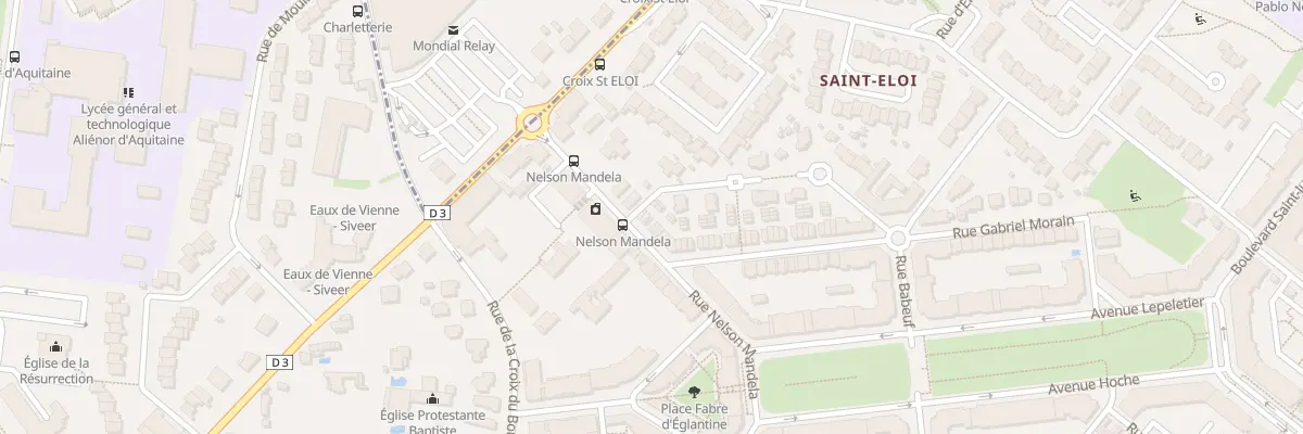 Plan du 17 Rue Nelson Mandela à Poitiers