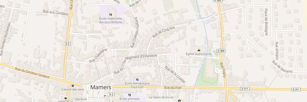 Plan du 56 Rue du 115eme Ri à Mamers